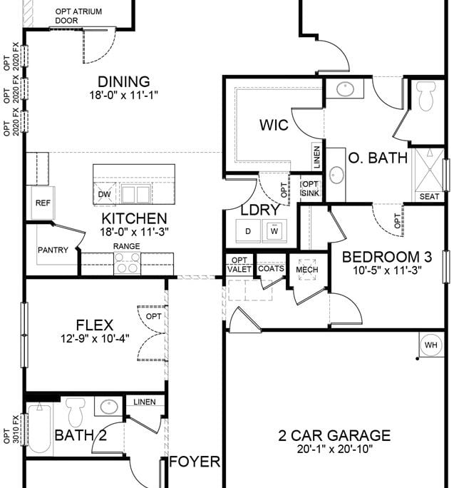 DOVER - FIRST FLOOR PLAN - 120616