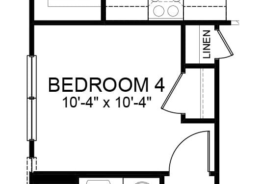 DOVER - OPT BEDROOM 4 - 120616